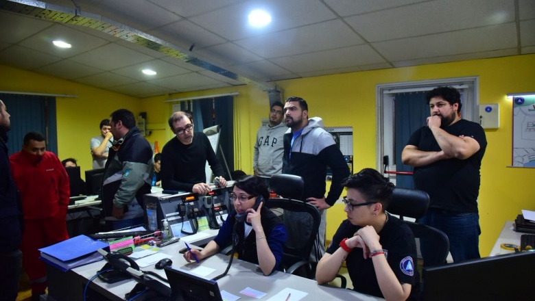 Vuoto se puso al frente del operativo para asistir a damnificados por intensas lluvias en Ushuaia