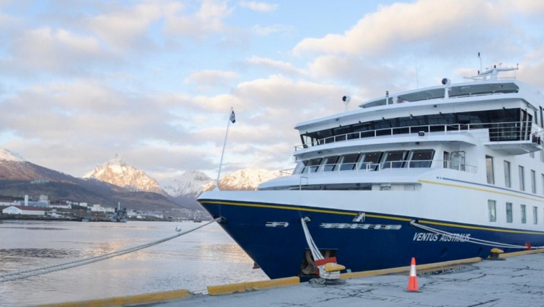 Con buenas expectativas, arrancó la temporada de cruceros en Ushuaia