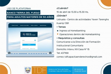 BTF: capacitan a adultos mayores para realizar trámites bancarios