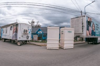 El camión sanitario municipal continuará esta semana en el Cañadón del Parque