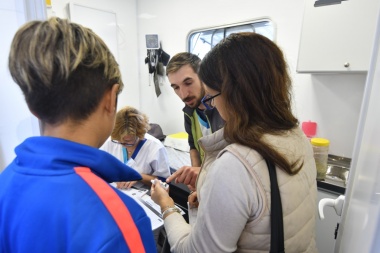 La Unidad Sanitaria Móvil atenderá en la avenida Alem, en cercanías del Polivalente