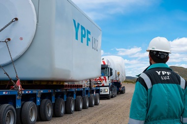YPF obtuvo crédito de 150 millones de dólares para construir un parque eólico en Santa Cruz