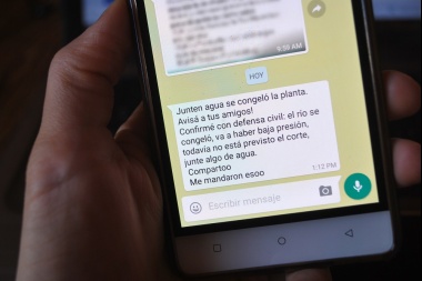 Desmienten un mensaje viral sobre el congelamiento de la Planta Potabilizadora: “No está en riesgo la provisión de agua”