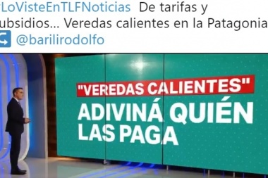 Veredas calientes: la gobernadora Bertone salió al cruce de una falsa noticia sobre calefacción al aire libre en Tierra del Fuego