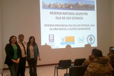 Capacitaron a la primera dotación de guardias que custodiará Isla de los Estados