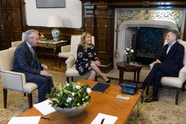 Tras sumarse al bloque Cambiemos, Macri recibió a Miriam Boyadjian en Casa Rosada