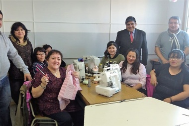 Arcando entregó equipamiento al centro de formación laboral de Río Grande