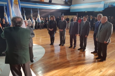 Melella encabezó el acto oficial por el 168º aniversario del fallecimiento de San Martín