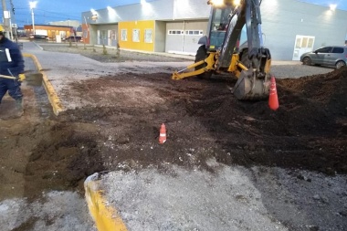 El Municipio avanza con los trabajos de ampliación de la red de pluviales en Margen Sur