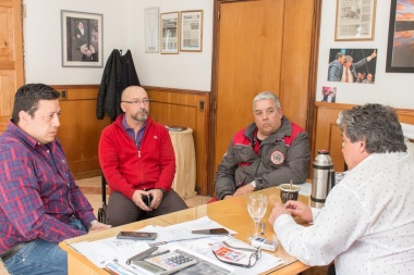 El municipio de Ushuaia recibió a la Federación de Bomberos Voluntarios