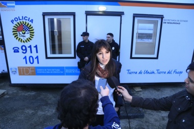 Laura Colazo: "La seguridad es prioridad de esta gestión"