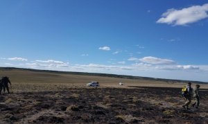 Logran controlar incendio provocado por un ejercicio de tiro del BIM 5