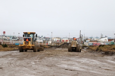 En predios del BIM 5: Comenzaron los trabajos para unir las calles Ameghino y Posadas