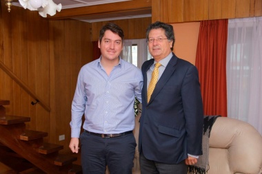 Pérez mantuvo un encuentro con el nuevo cónsul de Chile en Río Grande