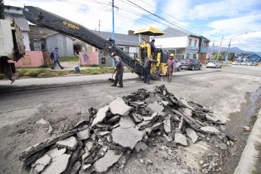 12 de octubre: inician los trabajos del segundo tramo de su repavimentación