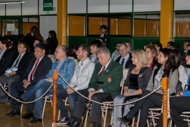 Arcando participó del acto por los 20 años del Colegio Integral de Educación Ushuaia