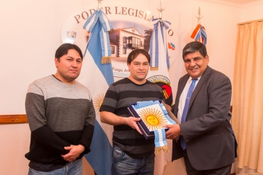 El vicegobernador Arcando recibió a la asociación "Gauchos Mi Tierra Fueguina"