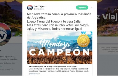 Tierra del Fuego, elegida en Twitter como la segunda provincia más linda del país