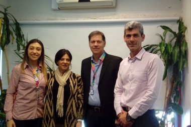 Colman se reunió con referentes de la Fundación Garrahan