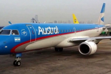 A partir de julio los dos vuelos a Río Grande serán nocturnos y en aeronaves de Austral