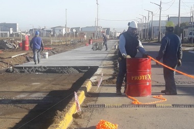 Avanzan obras viales que aliviarán el tránsito en el centro de la ciudad