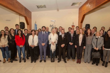 Bertone firmó acuerdo que cede al Colegio de Abogados de Ushuaia el predio que ocupan