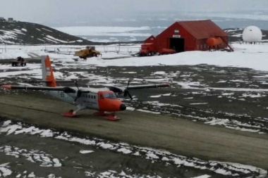 Por primera vez en 53 años, un avión de la Fuerza Aérea llegó a la base argentina más austral de la Antártida