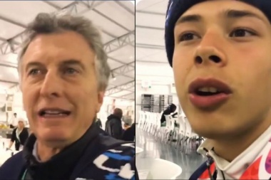 Un video de Presidencia dejó afuera el reclamo del fueguino Iñaki Mazza a Mauricio Macri
