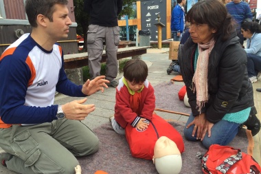 Ushuaia: el sábado se realizará una capacitación masiva sobre RCP a lo largo de 14 cuadras