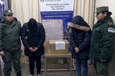 Detienen a dos mujeres con más de 5 kilos de cocaína que viajaban de Río Gallegos a Ushuaia