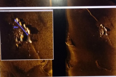 La empresa que busca al ARA San Juan habría encontrado un objeto similar al submarino