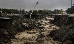 Gobierno inicia campaña para afectados por el temporal en Comodoro Rivadavia