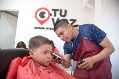 Se llevó adelante una jornada de corte de pelo gratuito