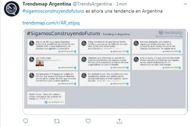 Apertura de sesiones: el hashtag #SigamosConstruyendoFuturo fue tendencia a nivel nacional
