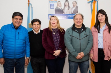 Bertone inauguró nueva Unidad Básica: "Quiero que dejen el corazón en la campaña"
