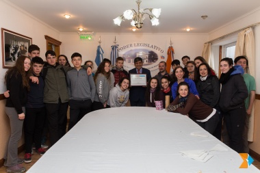 Estudiantes de Santa Cruz visitaron la Legislatura fueguina