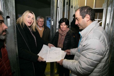 La gobernadora Bertone verificó el avance de cuatro obras de la DPOSS en Tolhuin