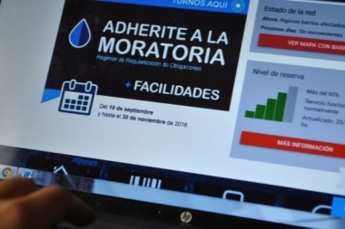 Por la crisis, la DPOSS lanza nueva moratoria para usuarios residenciales de Ushuaia