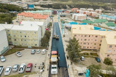 El intendente Vuoto recorrió las obras del barrio 640 viviendas