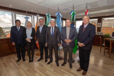 Bertone recibió a los vicegobernadores de Santa Fe, Río Negro, Chaco y Corrientes