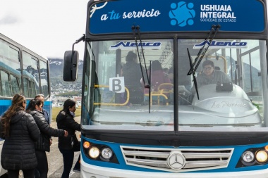 Cómo será el recorrido de los colectivos durante Navidad y Año Nuevo en Ushuaia