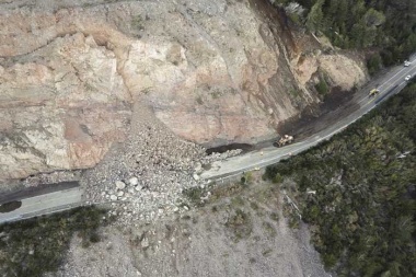 Derrumbe en la Ruta 40: temor por un bloque inestable de más de 3 mil toneladas de roca