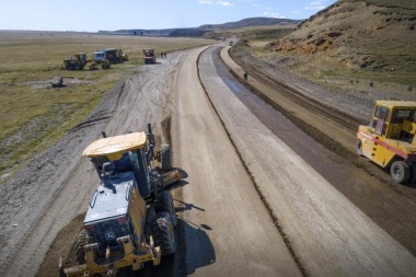 Nación destacó avances en obras de pavimentación en la ruta de acceso al Paso San Sebastián