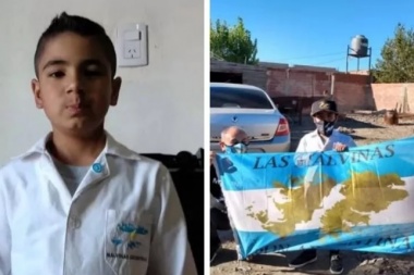 La historia del niño detrás de la Ley que establece que los guardapolvos lleven a las Malvinas