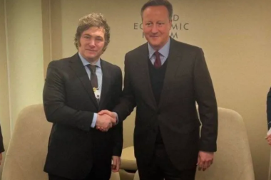 Javier Milei en Davos: “Con Cameron fijamos Malvinas como tema de agenda”