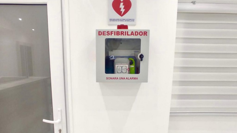 En Río Grande, el Concejo Deliberante instaló un desfibrilador externo automático