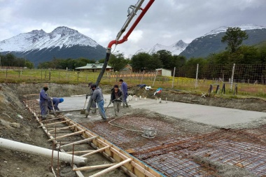 Avanza la construcción del centro de primera infancia 'Jorge Brito' en Ushuaia