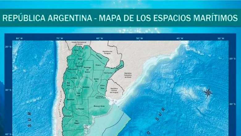 Con Tierra del Fuego en el centro y Santa Fe en el norte, así es el nuevo mapa de la Argentina
