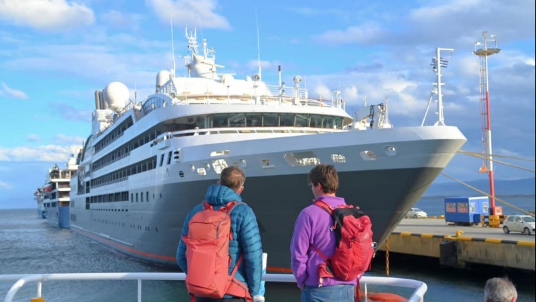 Por la temporada de cruceros, Ushuaia espera la llegada de unos 200 mil visitantes