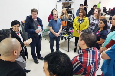 "Será un nuevo espacio de inclusión": Melella recorrió el ‘Banco Municipal de Ayudas Técnicas’